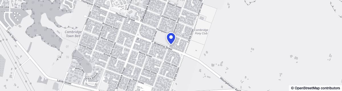 Street map around Alden Cambridge Oakdale