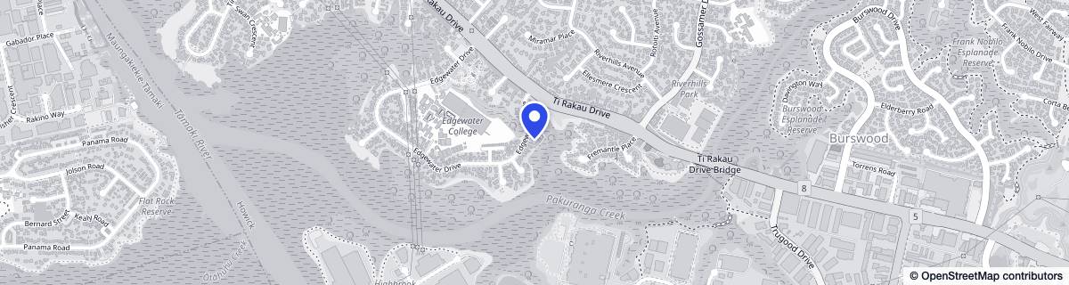 Street map around Ambridge Rose Manor