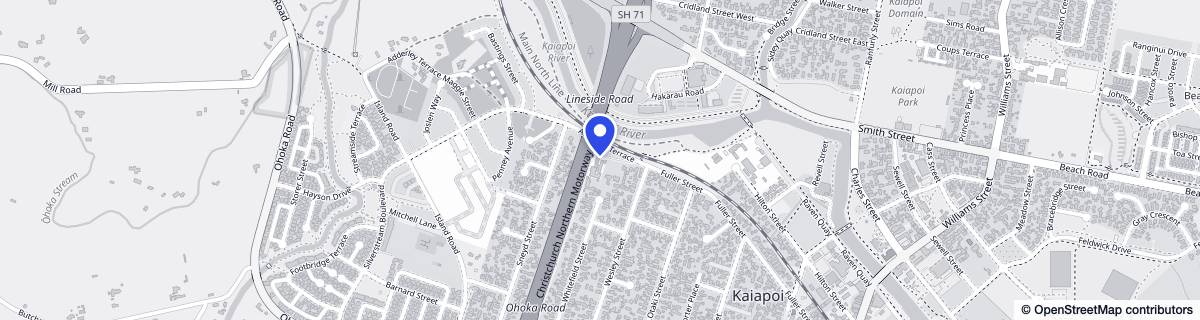 Street map around Annaliese Haven Rest Home & Hospital