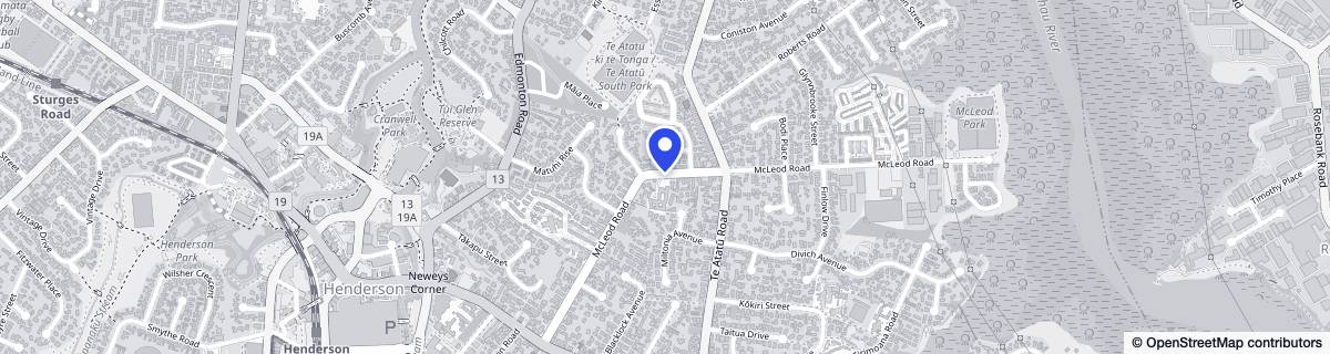 Street map around Arran Court Rest Home & Hospital
