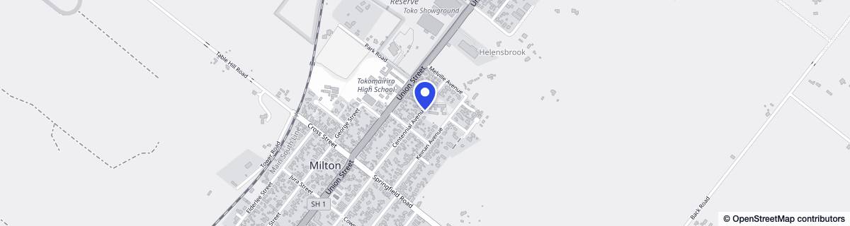 Street map around Ashlea Grove Rest Home