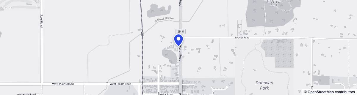 Street map around Bainfield Park Residential Care Ltd