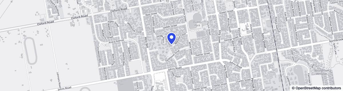 Street map around Bainlea House