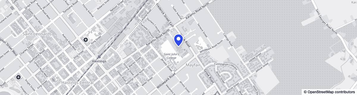 Street map around Brittany House Residential Care