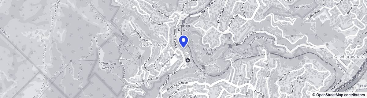 Street map around Bupa Crofton Downs Care Home
