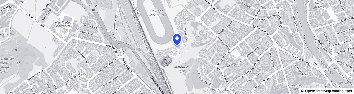 Street map around Bupa Foxbridge Care Home