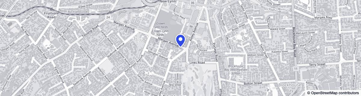 Street map around Bupa Glenburn Care Home
