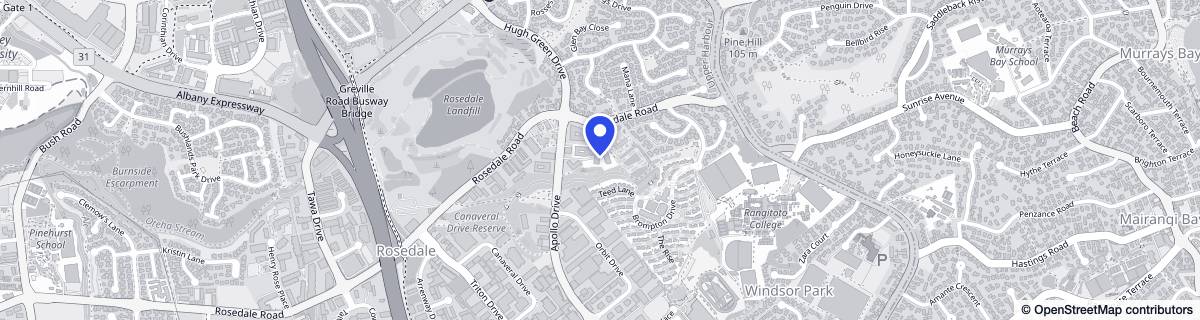 Street map around Bupa Hugh Green Care Home