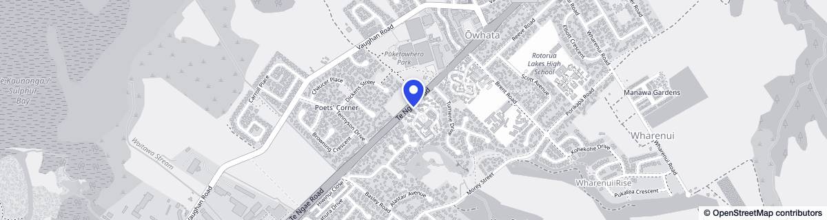 Street map around Bupa Redwood Care Home