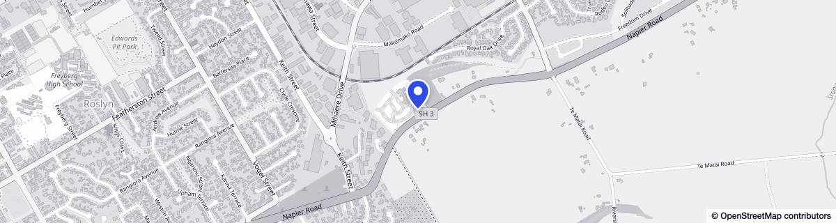 Street map around Bupa Riverstone Care Home