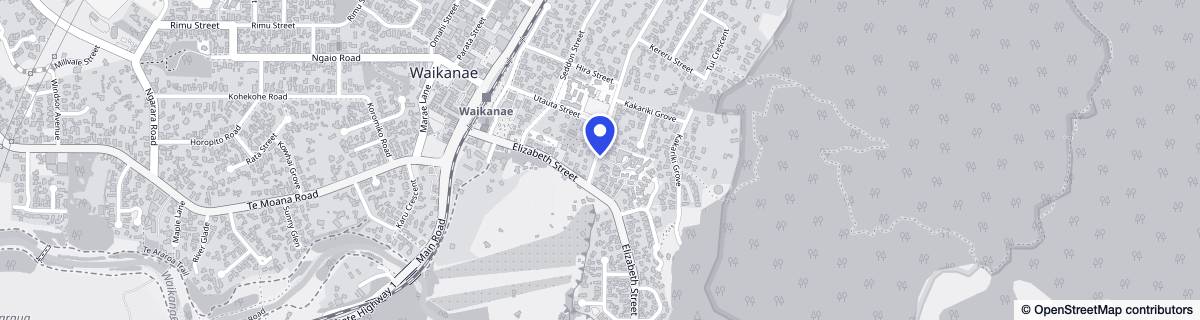 Street map around Bupa Winara Care Home