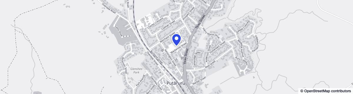 Street map around Cardrona Rest Home & Hospital