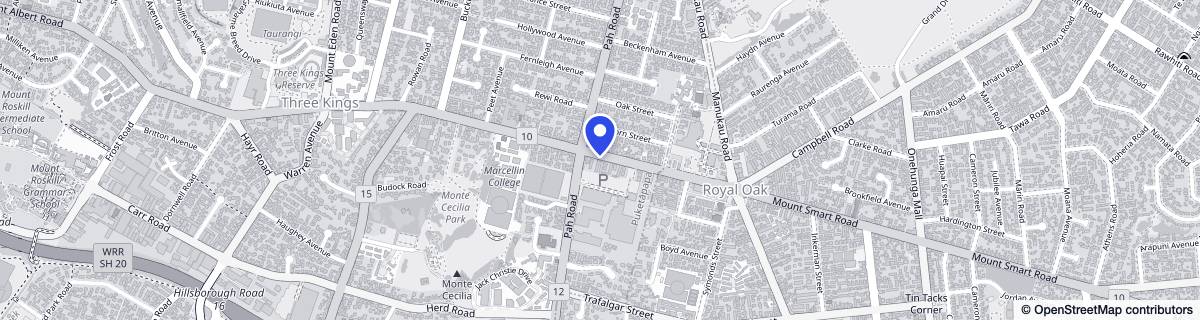 Street map around Catherine Lodge Home and Hospital