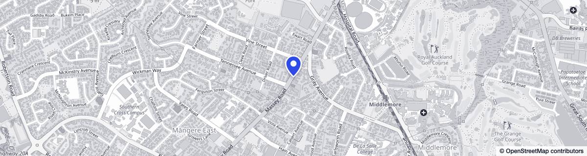 Street map around Christina's Rest Home