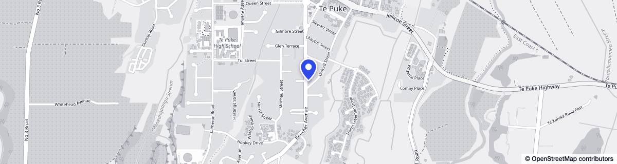 Street map around CHT Glynavon Care Home