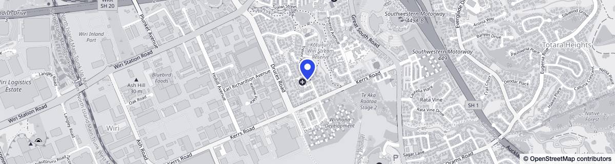 Street map around CHT Hayman Care Home