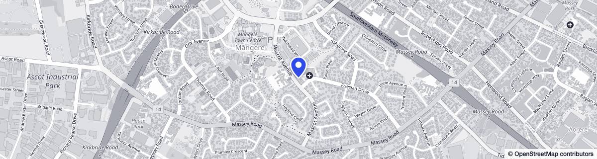 Street map around CHT Hillcrest Care Home