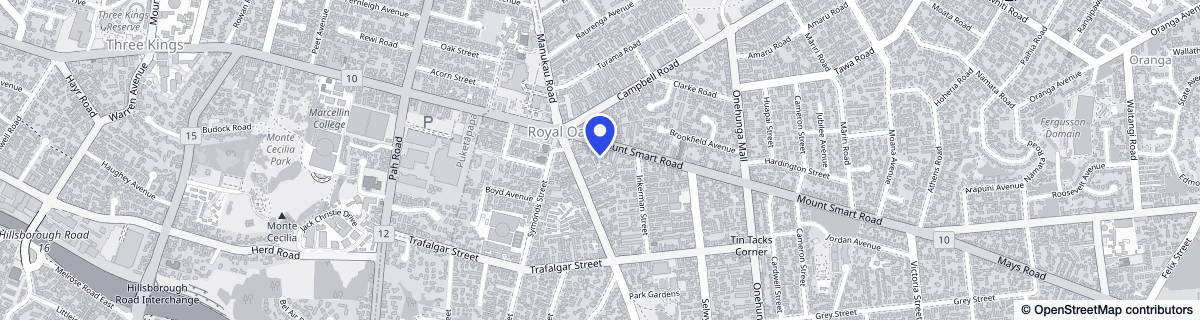 Street map around CHT Royal Oak Care Home