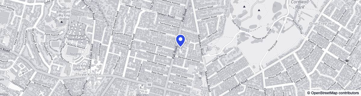 Street map around CHT St Johns Care Home
