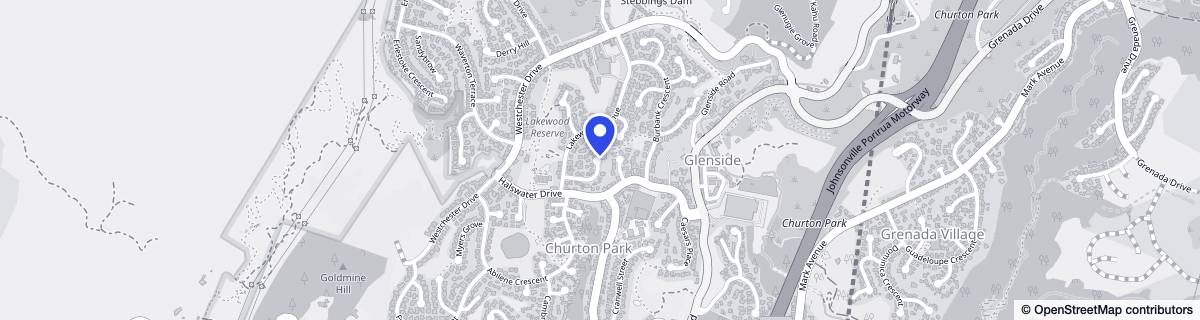 Street map around Churtonleigh