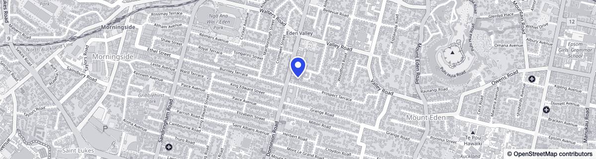 Street map around Claire House