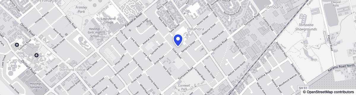 Street map around Colwyn House Lifecare