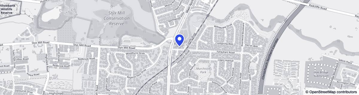 Street map around Cunliffe House