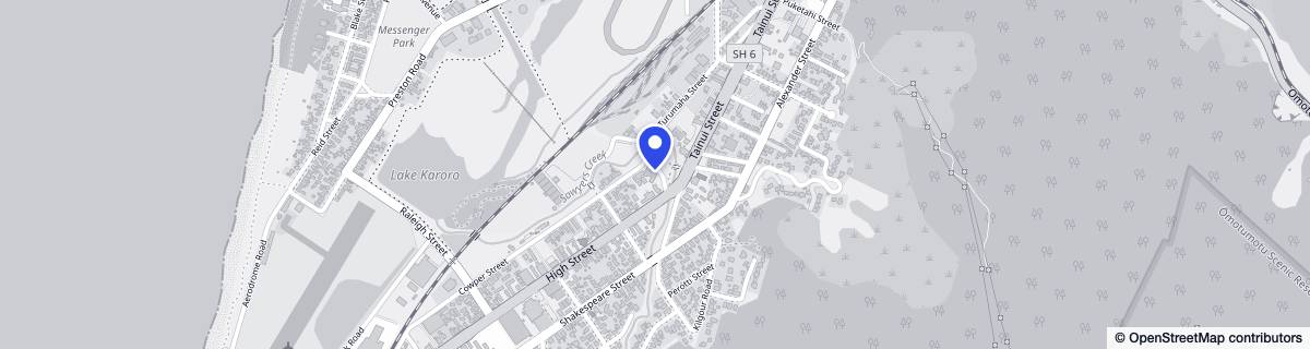 Street map around Dixon House
