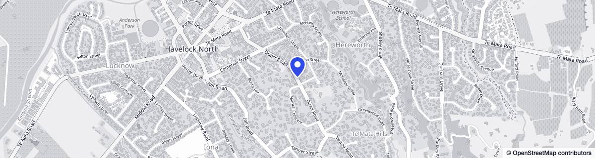 Street map around Duart