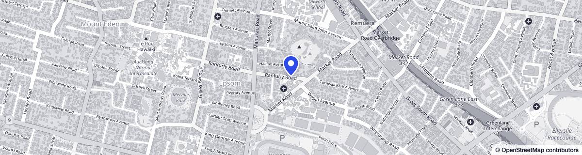 Street map around Elizabeth Knox Home and Hospital
