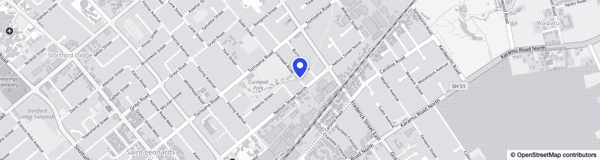 Street map around Eversley