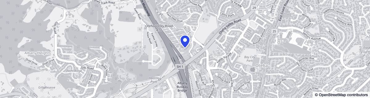 Street map around Fairview Care