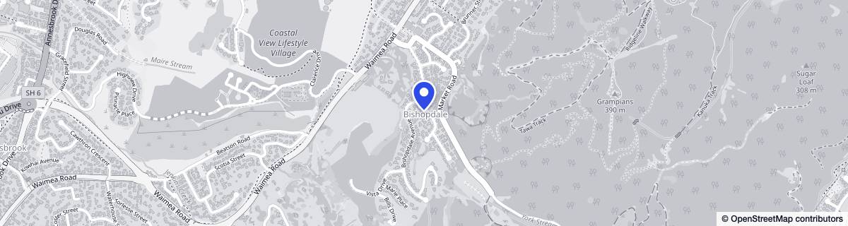 Street map around Flaxmore Lifecare
