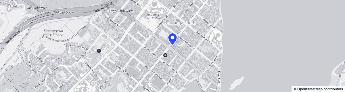 Street map around Fraser Manor Rest Home