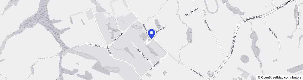 Street map around Glenbrook Rest Home