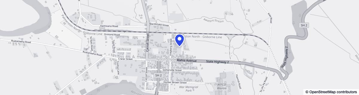 Street map around Glengarry Lifecare