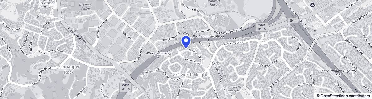 Street map around Greenwich Gardens - Metlifecare Care Home