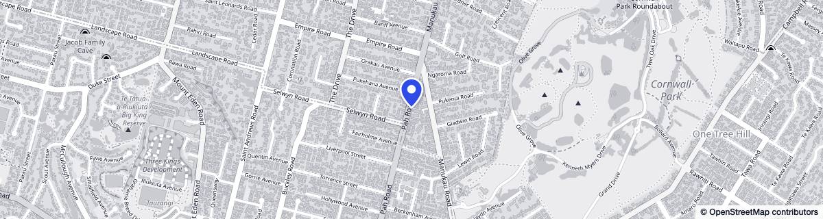 Street map around Greenwoods House