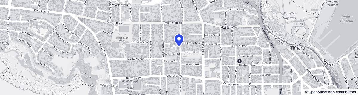 Street map around Highfield Lifecare