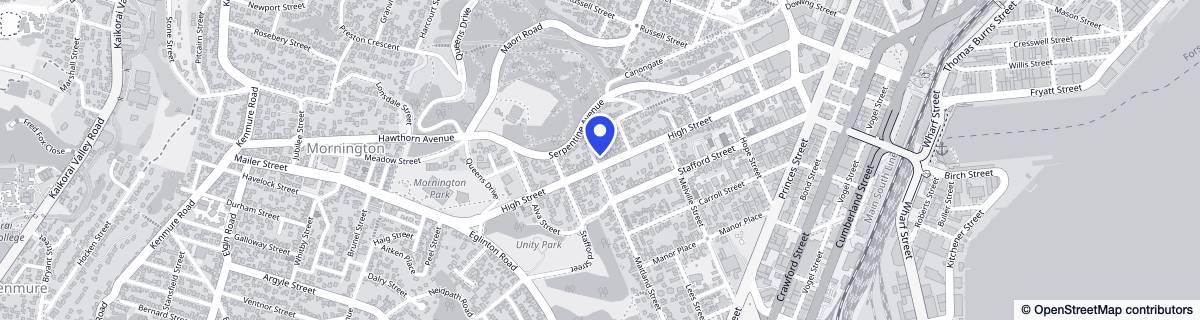 Street map around Highview Rest Home & Hospital
