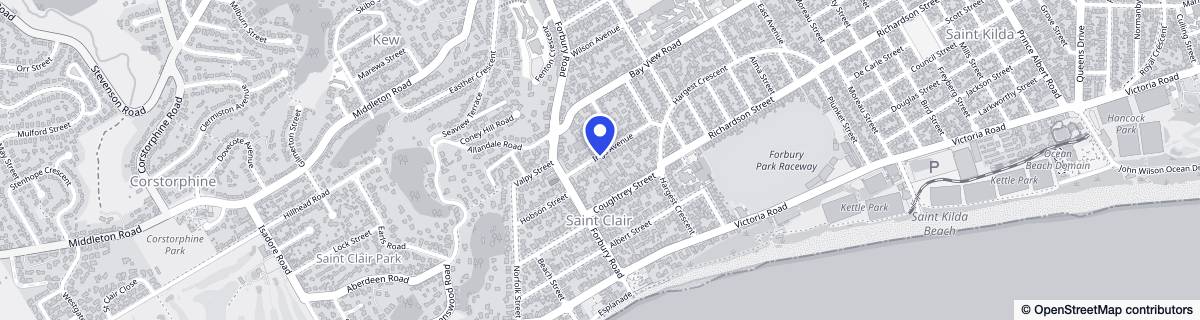 Street map around Home of St Barnabas Trust