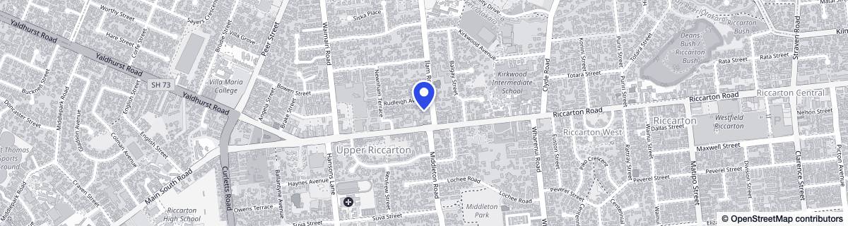 Street map around Homesteadcare Ilam
