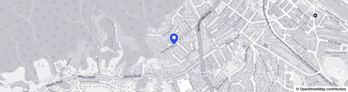 Street map around Hummingbird Hospital