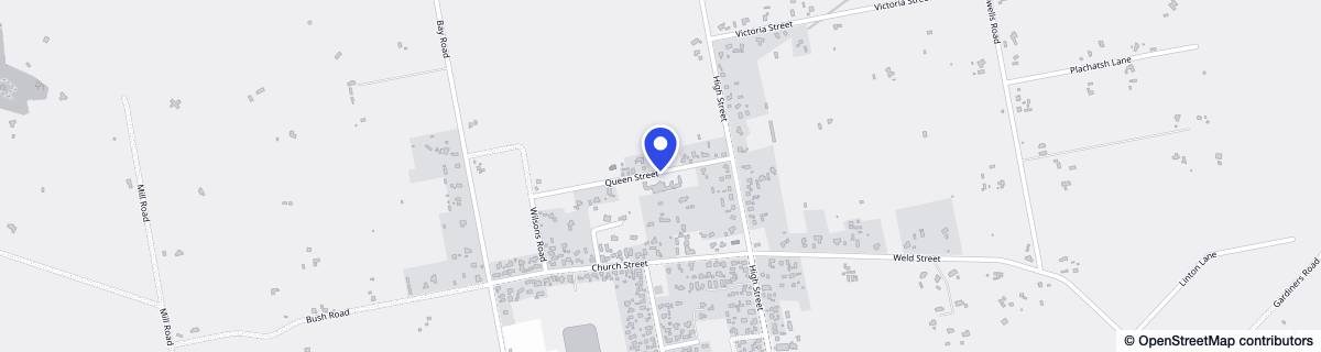 Street map around Karadean