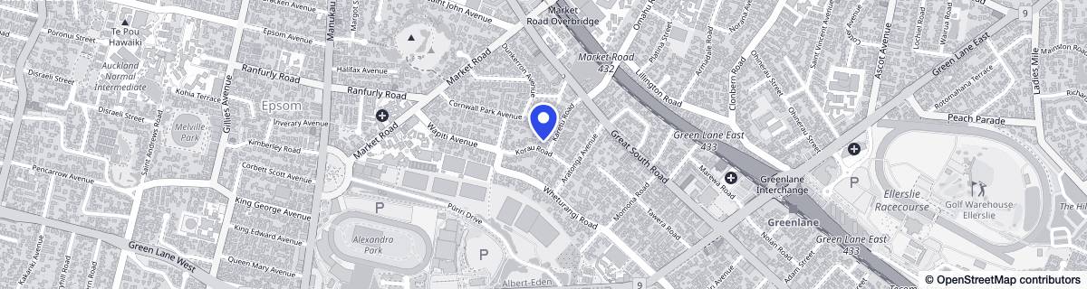 Street map around Karetu House