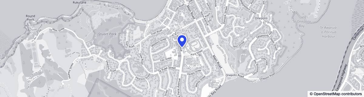 Street map around Kemp Home and Hospital