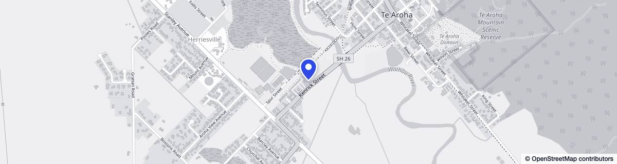 Street map around Kenwyn Rest Home