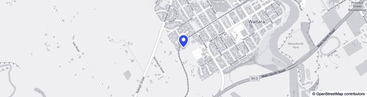 Street map around Kohatu Rest Home