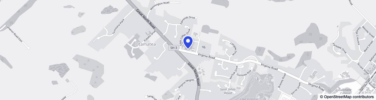 Street map around Kōwhainui Home