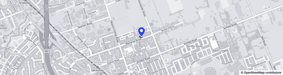 Street map around Lady Elizabeth